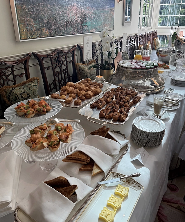 French Bedroom Collab X Their Nibs event buffet